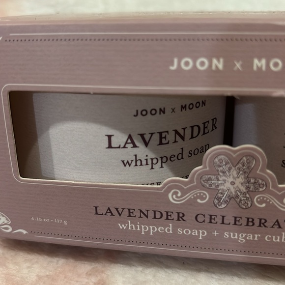 Joon X Moon Lavender Celebration Set Scented Whipped Soap & Sugar Cubes NWT - Picture 4 of 14